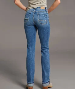 BKE Andi Straight Stretch Cuffed Jean Coatney 2 Hot