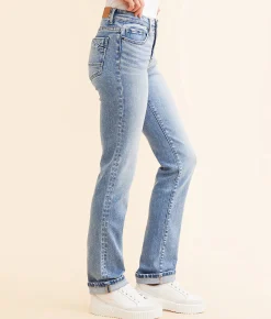 BKE Andi Straight Stretch Cuffed Jean Rosario Best