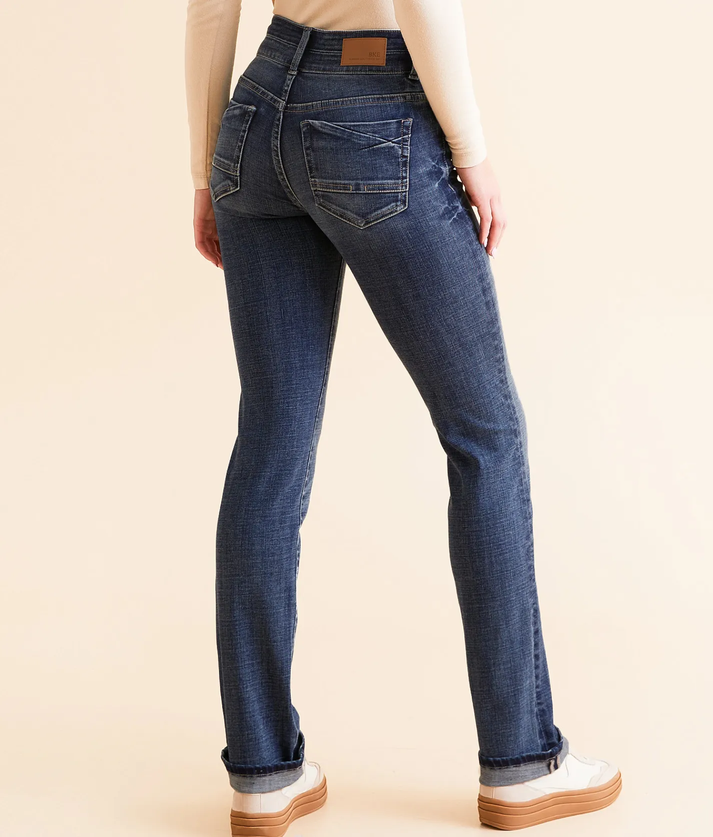 Jeans|Bottoms | BKE Andi Straight Stretch Jean Wagino