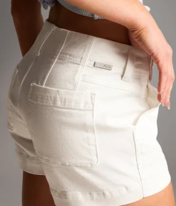 BKE Andi Stretch Short White Online