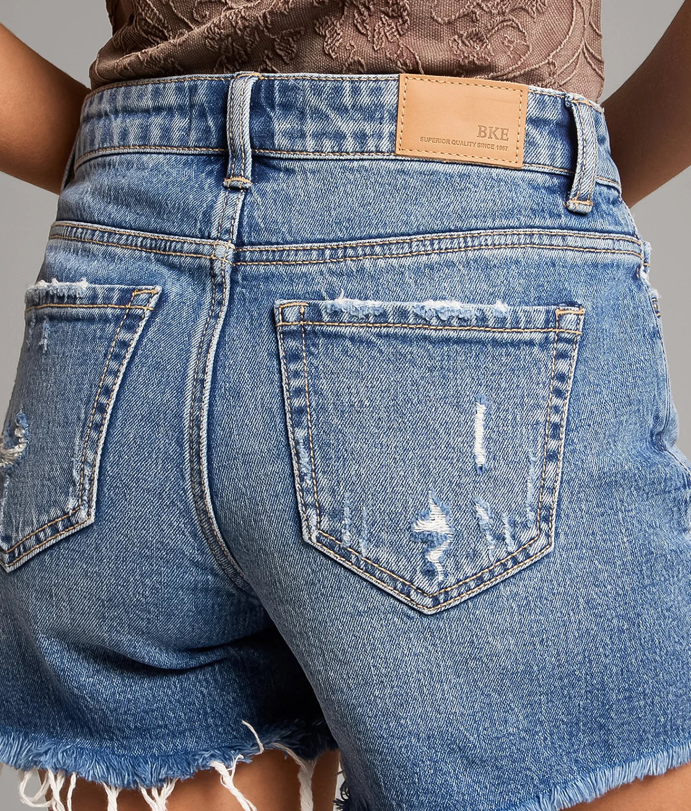 Bottoms|Shorts | BKE Andi Stretch Short Mulder