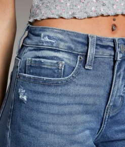 BKE Andi Wide Leg Stretch Cuffed Jean Shelton Outlet
