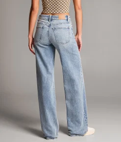 BKE Andi Wide Leg Stretch Jean Aguillar Clearance