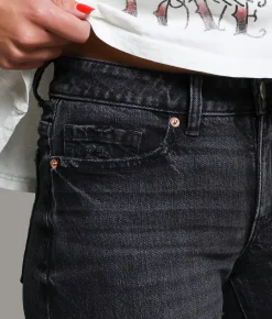 Jeans|Bke Jeans | BKE Andi Wide Leg Stretch Jean Washed Black