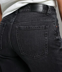 Jeans|Bke Jeans | BKE Andi Wide Leg Stretch Jean Washed Black