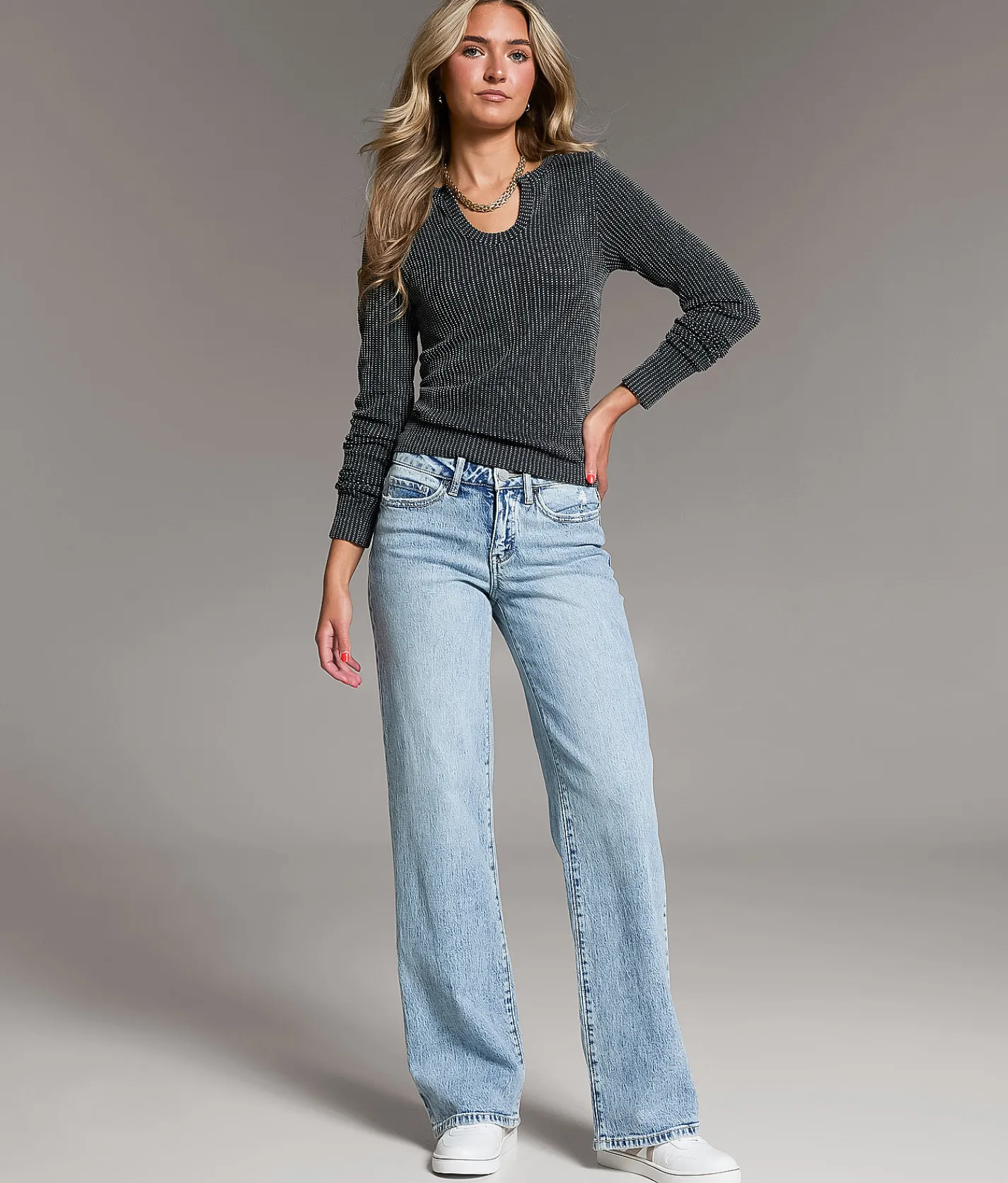 BKE Andi Wide Leg Stretch Jean Osborne Outlet