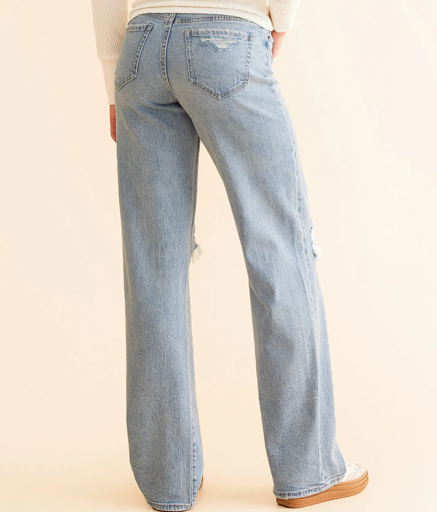 BKE Andi Wide Leg Stretch Jean Schuster