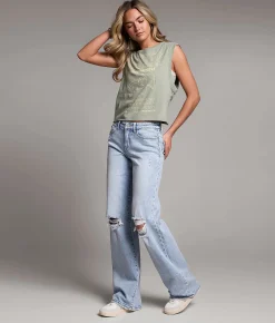 Jeans|Bottoms | BKE Andi Wide Leg Stretch Jean Jowell 6