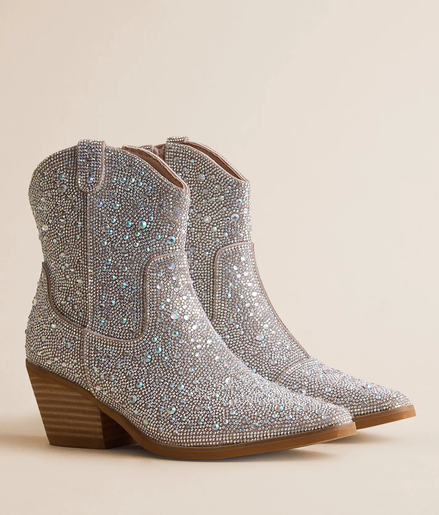 Shoes | Mi.iM Angel Glitz Western Boot Silver