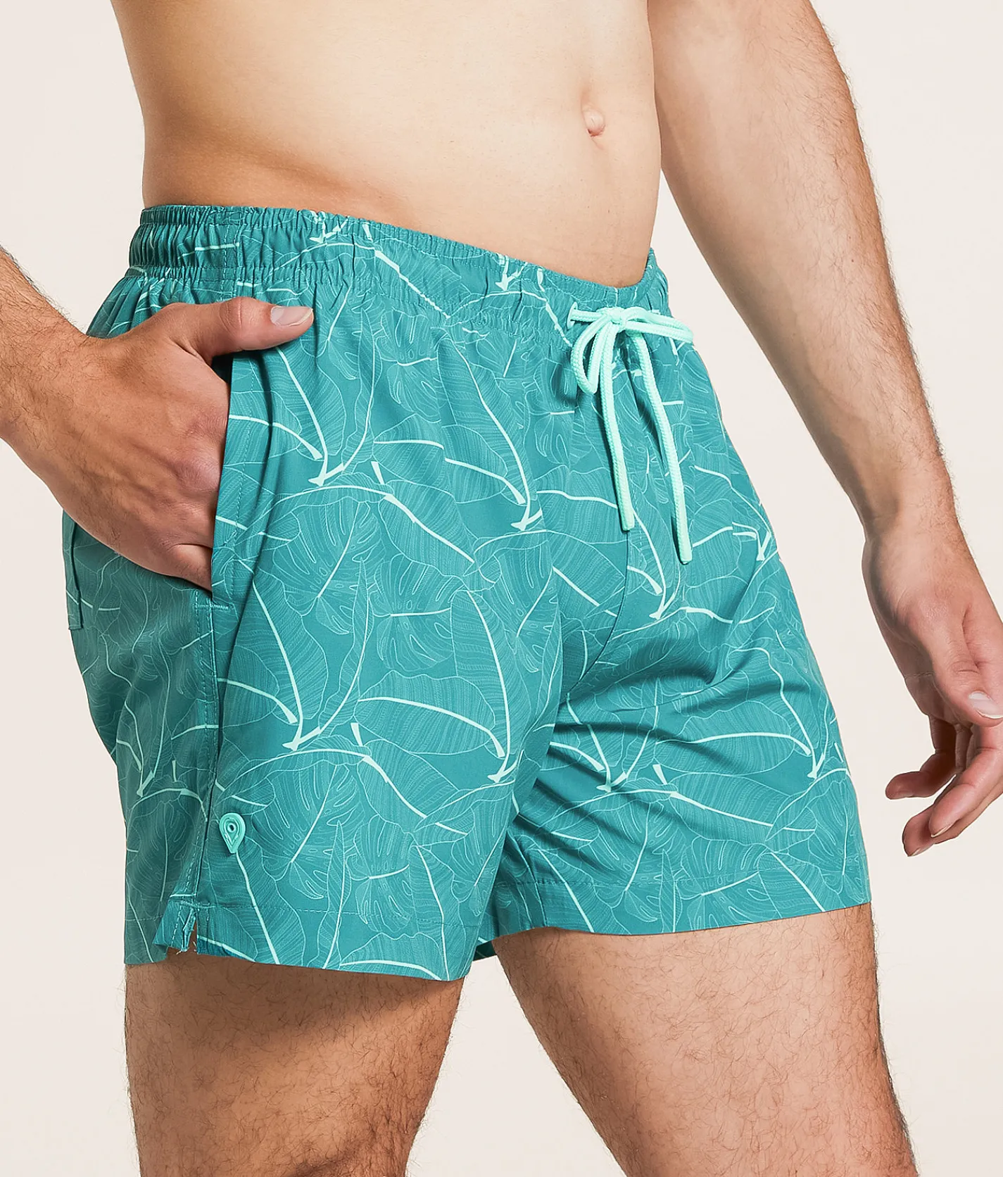 Bottoms|Swimwear | Sunset x Vine Angelo Swim Trunks Blue Spruce
