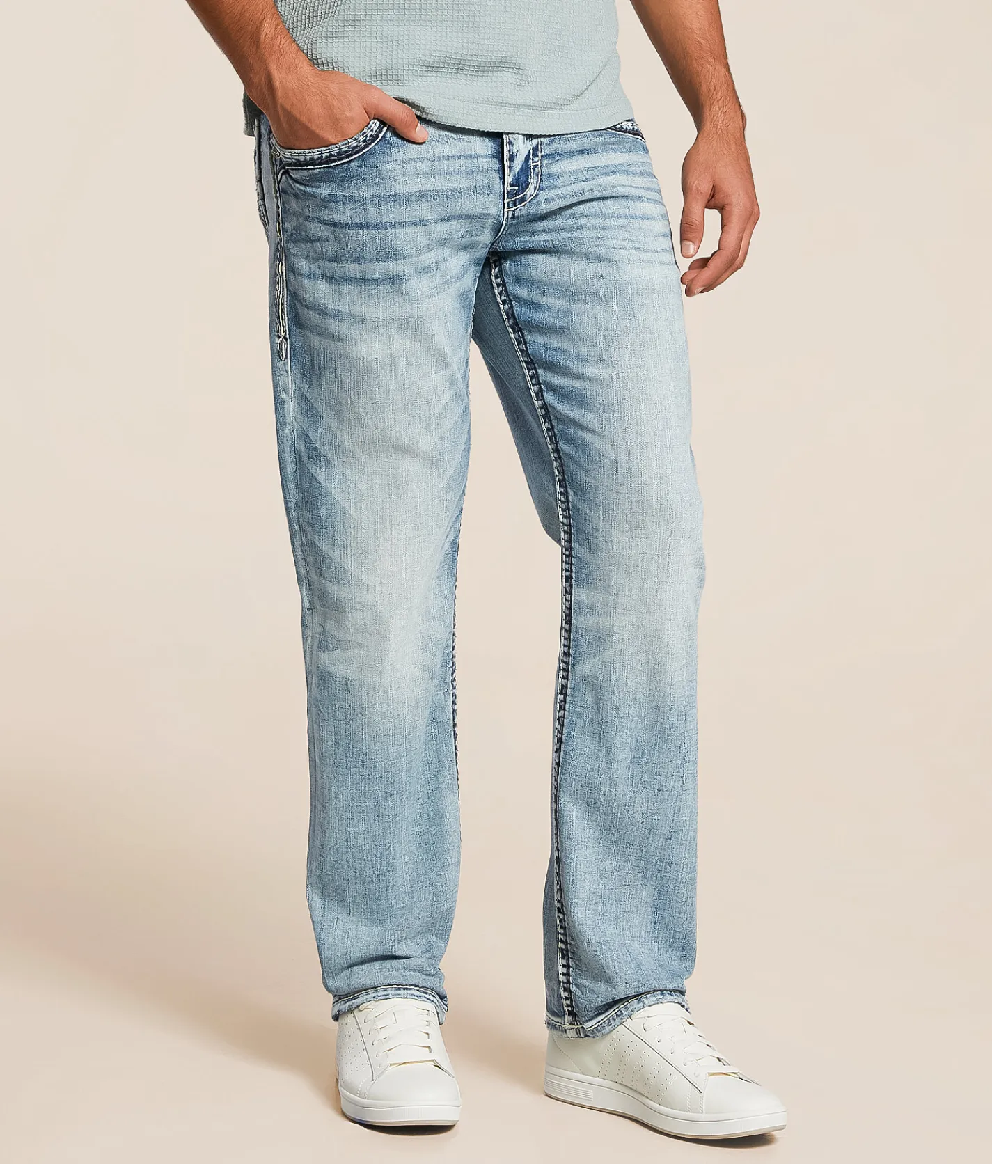 Bottoms|Jeans | Rock Revival Antares Relaxed Taper Stretch Jean Antares EQ202