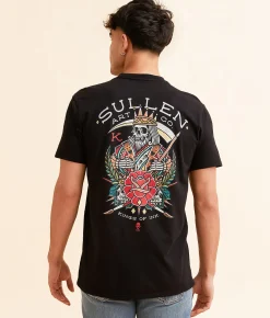 Graphic T-Shirts | Sullen Ante Up T-Shirt Jet Black