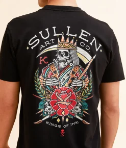 Graphic T-Shirts | Sullen Ante Up T-Shirt Jet Black