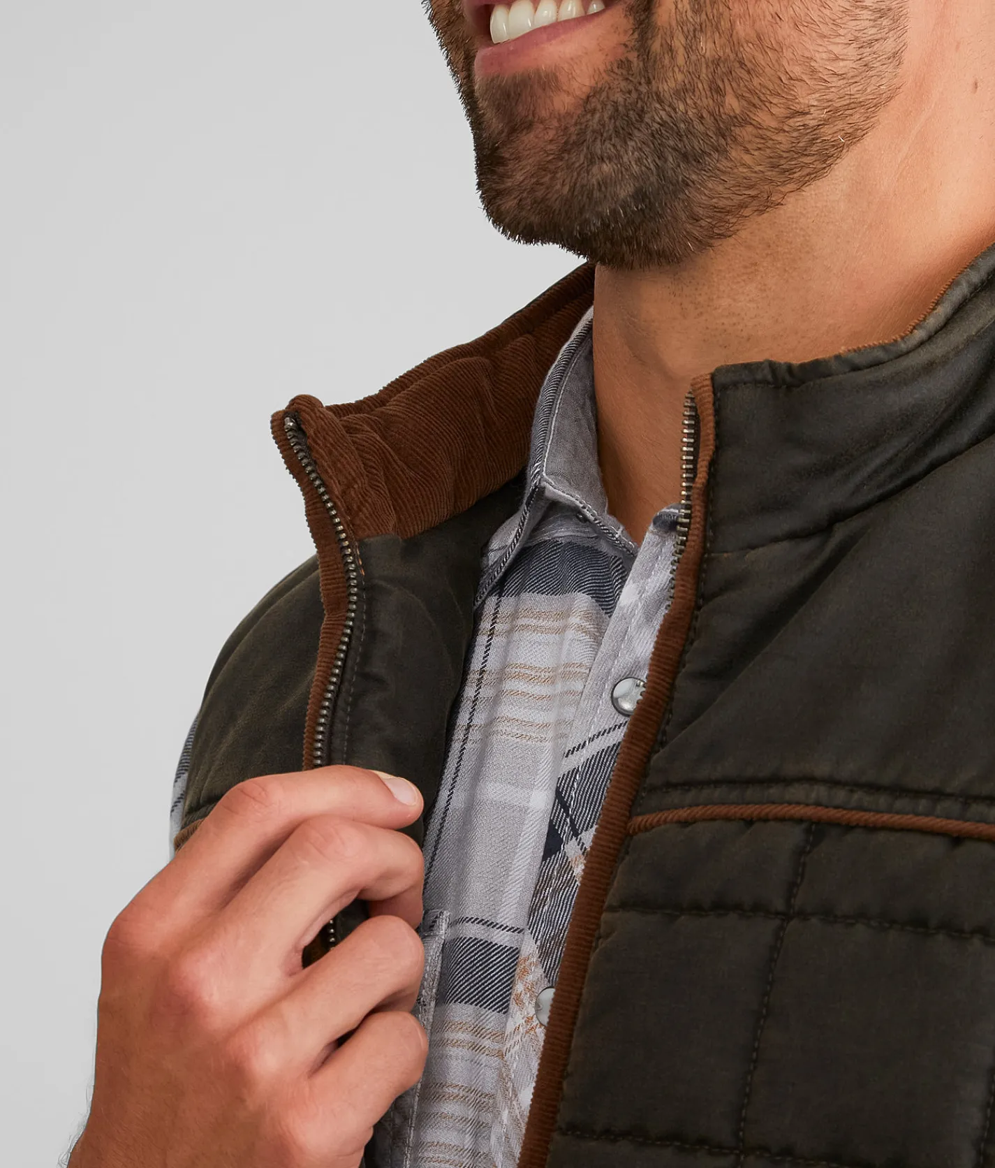 Coats & Jackets | BKE Antique Puffer Vest Brown