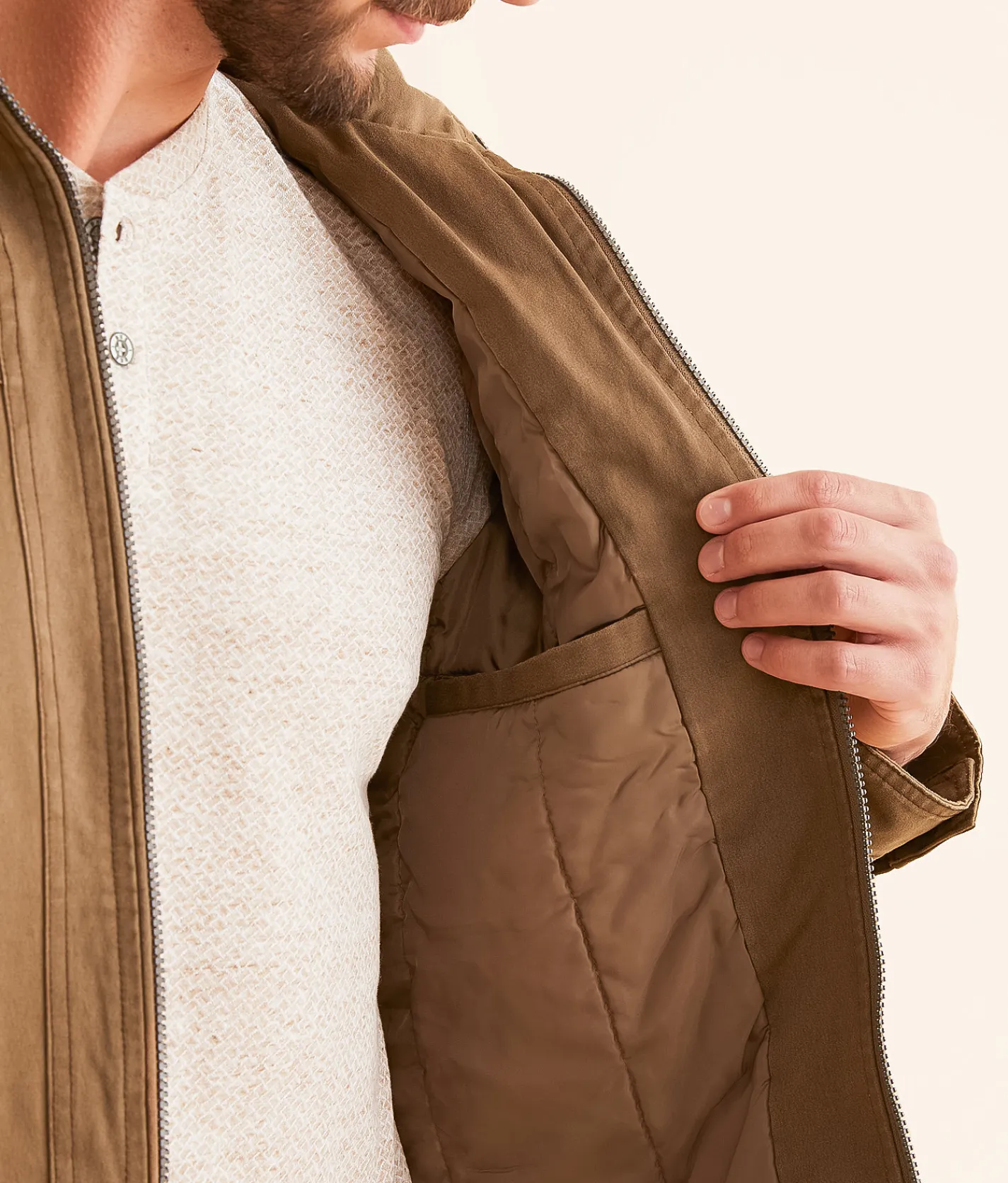 BKE Antique Washed Jacket Tobacco Online