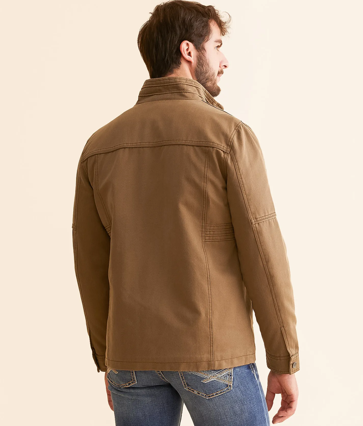 BKE Antique Washed Jacket Tobacco Online