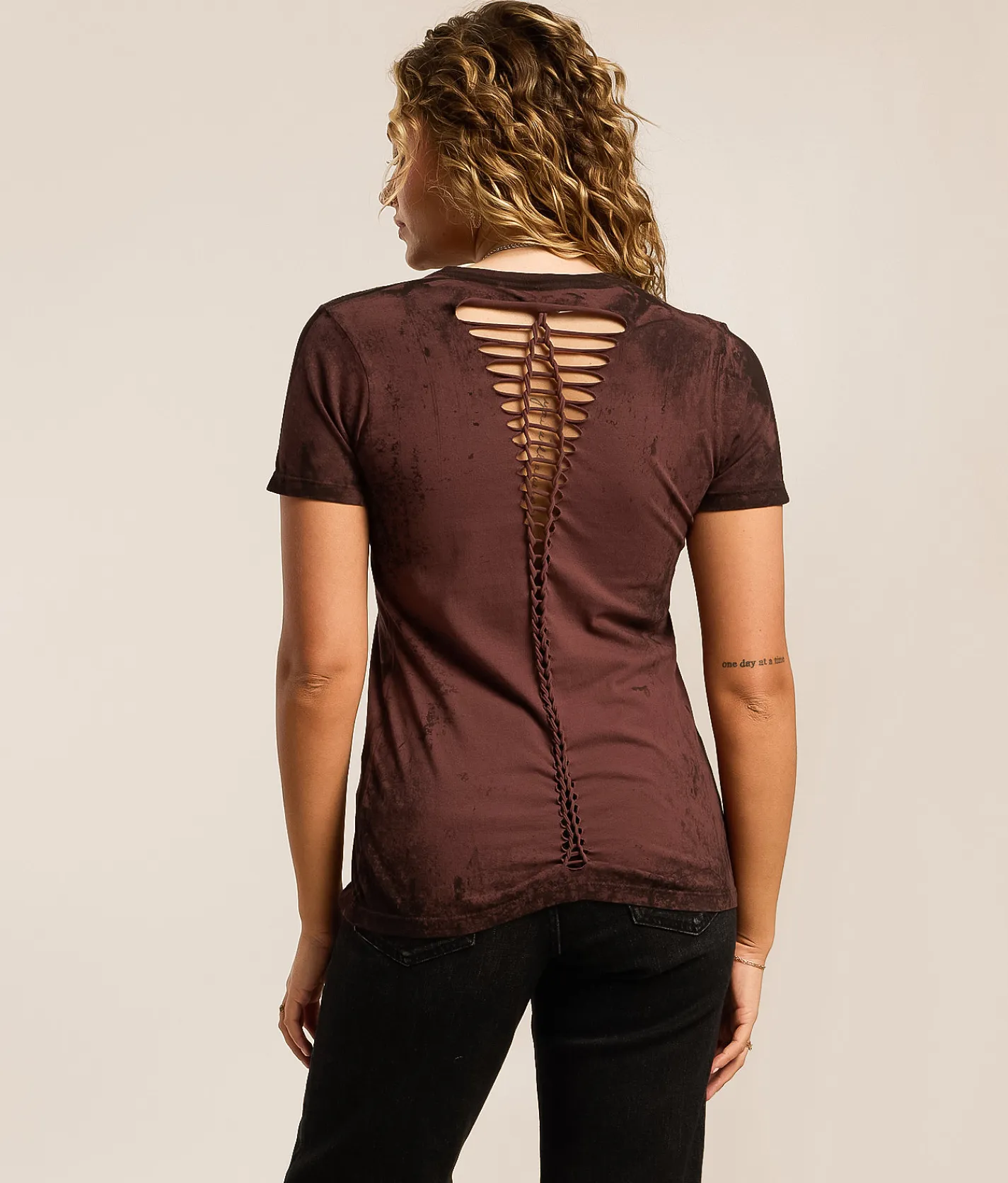 Tops | Affliction Antonia T-Shirt Port Royale