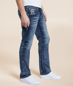 Rock Revival Antonio Slim Straight Stretch Jean Antonio SJ202 Hot