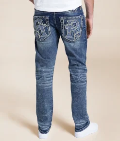 Rock Revival Antonio Slim Straight Stretch Jean Antonio SJ202 Hot