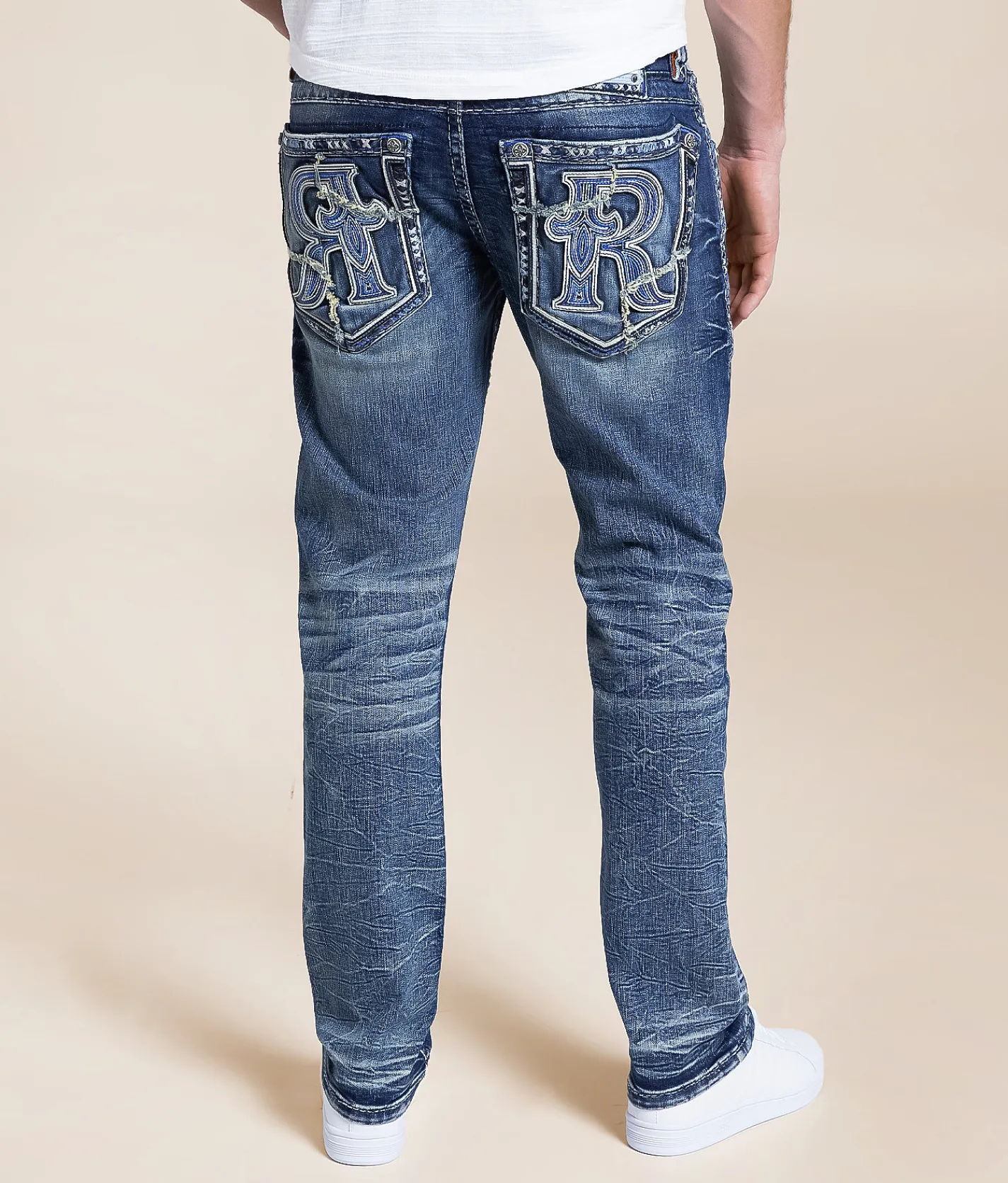 Rock Revival Antonio Slim Straight Stretch Jean Antonio SJ202 Hot