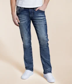 Bottoms | Rock Revival Antonio Slim Straight Stretch Jean Antonio SJ202