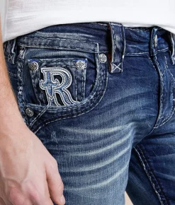 Bottoms | Rock Revival Antonio Slim Straight Stretch Jean Antonio SJ202