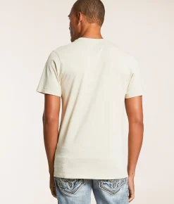 Tops|Graphic T-Shirts | Rock Revival Antonio T-Shirt Tan