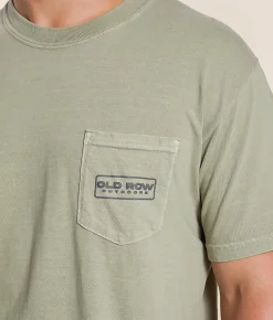 Tops|Graphic T-Shirts | Old Row 80's Camo Flag T-Shirt Khaki