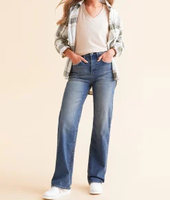Jeans|Bottoms | KanCan Signature 90's Straight Stretch Jean Nicole