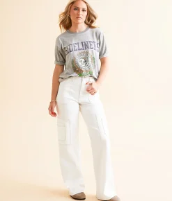Jeans|Bottoms | KanCan Signature 90's Wide Leg Cargo Stretch Jean Lisa