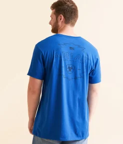 Graphic T-Shirts | Ariat Archstar T-Shirt Royal Blue