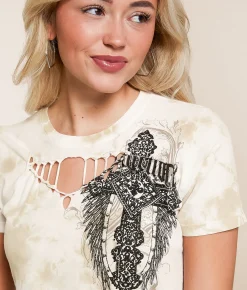 Affliction Arctic Light T-Shirt White Sand Crystal Wash Online