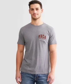 Graphic T-Shirts | RVCA Arc Upper T-Shirt Smoke