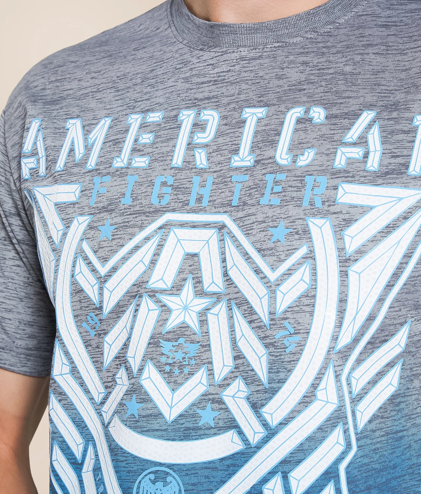 American Fighter Aredale T-Shirt Heather Grey Clearance