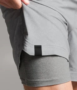 Maven Co-op Arena Stretch Short Grey Print Outlet