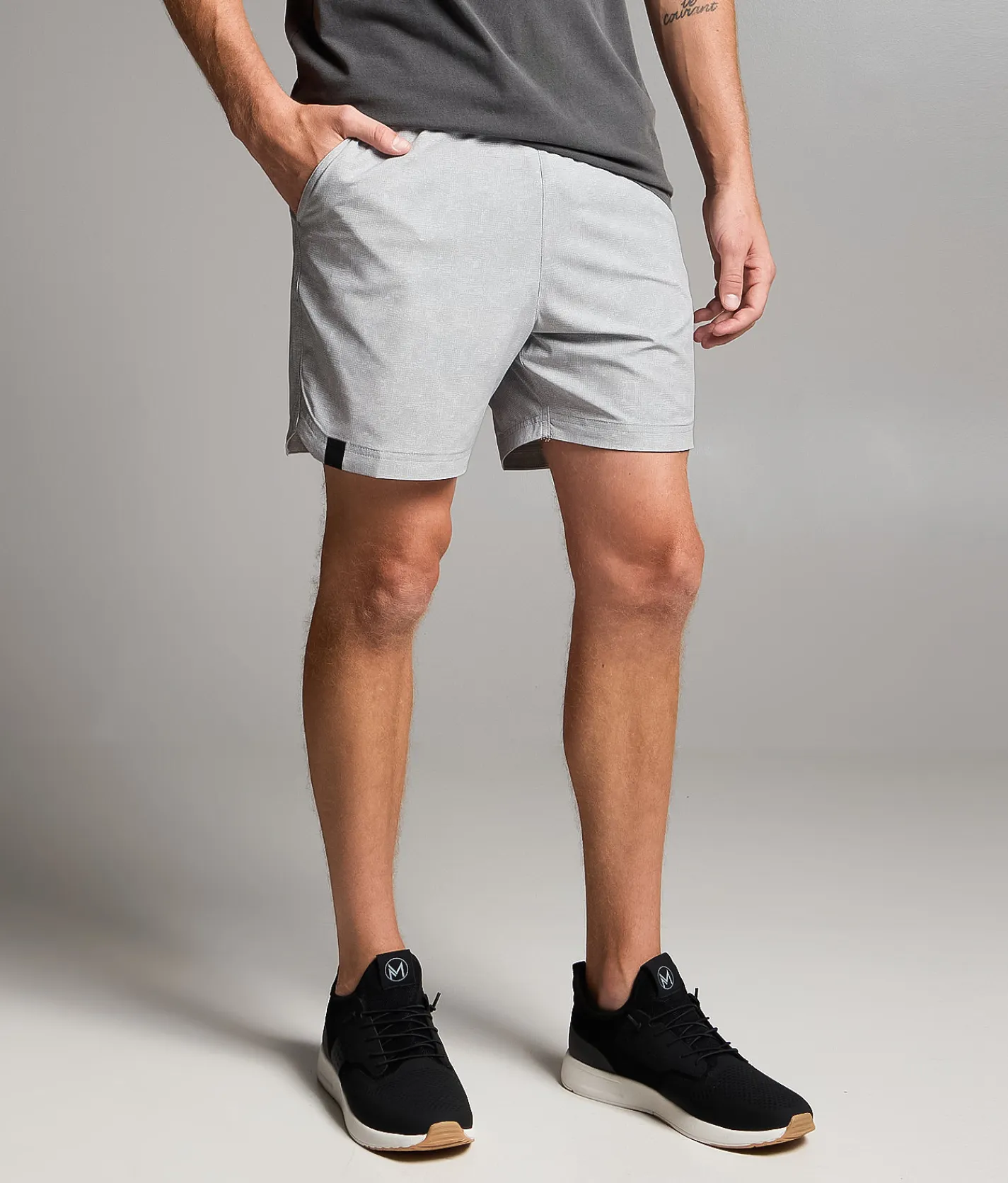 Maven Co-op Arena Stretch Short Grey Print Outlet
