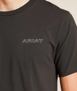 Tops|Graphic T-Shirts | Ariat Layered Patriot Stamper T-Shirt Vintage Black