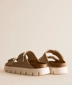 Shoes | Papillio by Birkenstock® Arizona Chunky Suede Sandal Sandcastle