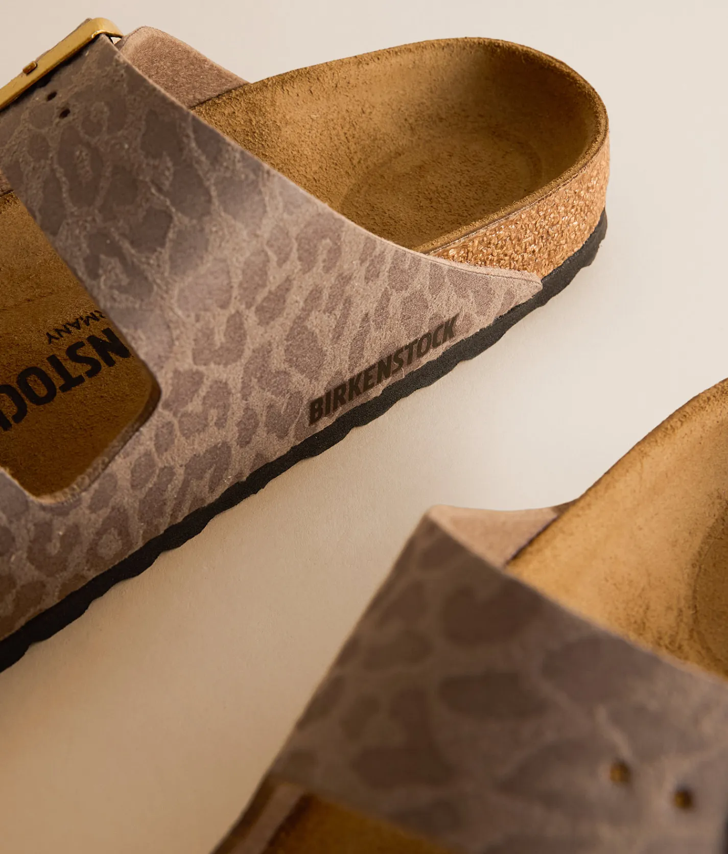 Birkenstock® Arizona Leopard Sandal Gray Taupe Leopard Sale