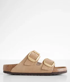 Birkenstock® Arizona Nubuck Leather Sandal Sandcastle Nubuck Hot