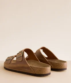 Birkenstock® Arizona Oiled Leather Sandal Cognac Oiled Leather Best