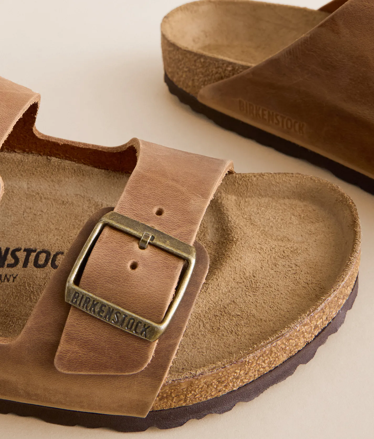 Birkenstock® Arizona Oiled Leather Sandal Cognac Oiled Leather Best
