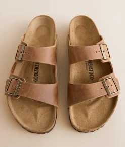 Activewear | Birkenstock® Arizona Oiled Leather Sandal Cognac Oiled Leather