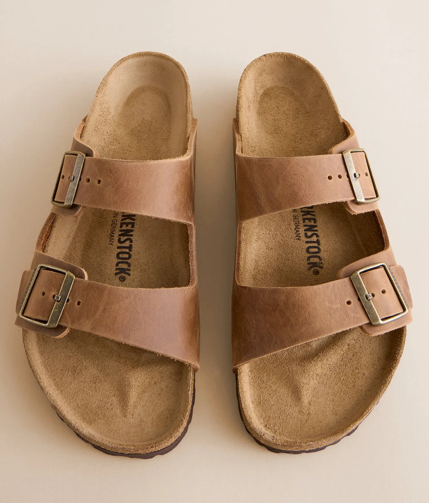 Activewear | Birkenstock® Arizona Oiled Leather Sandal Cognac Oiled Leather