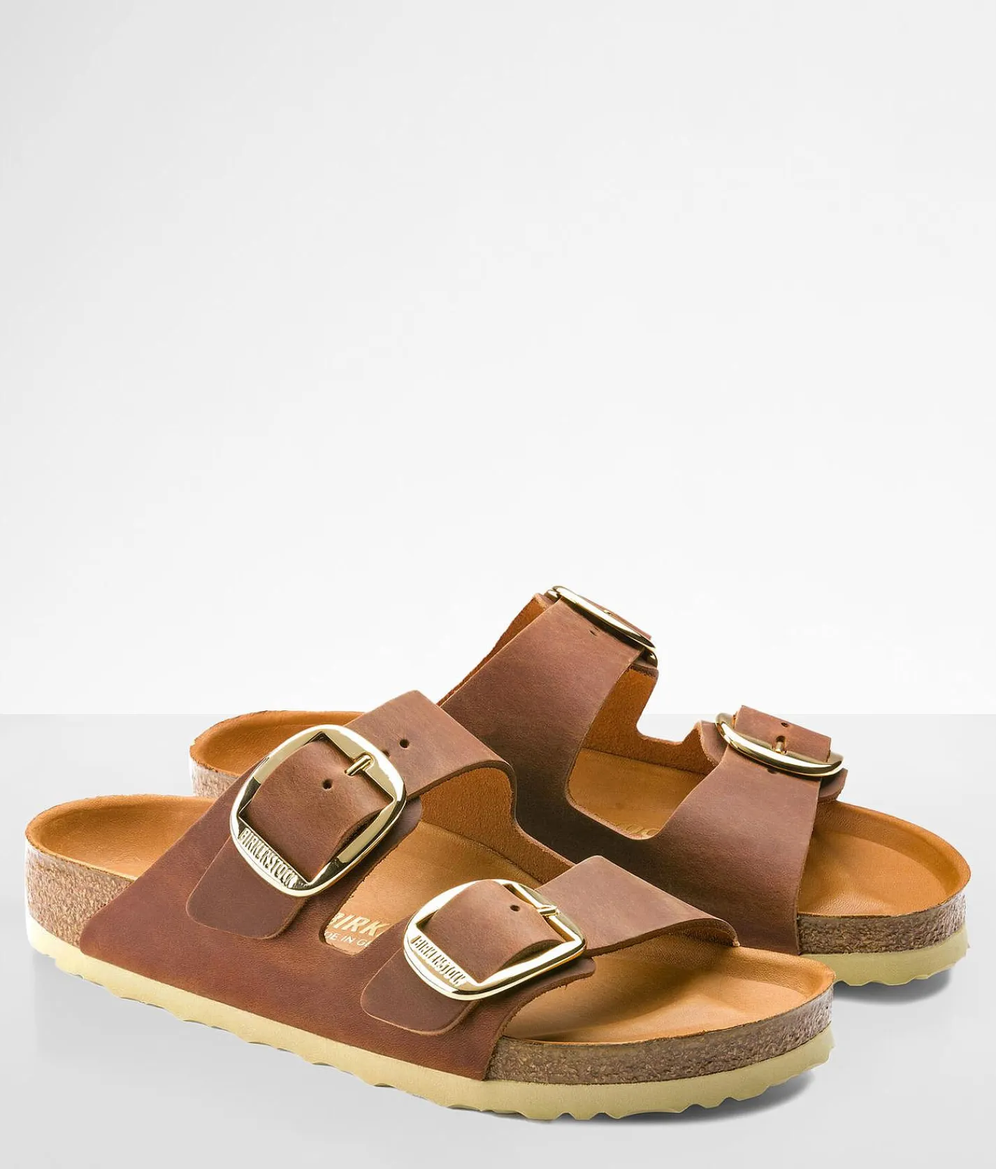 Birkenstock® Arizona Oiled Leather Sandal Cognac Discount