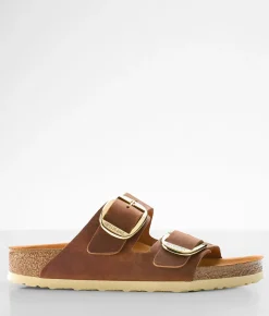 Birkenstock® Arizona Oiled Leather Sandal Cognac Discount