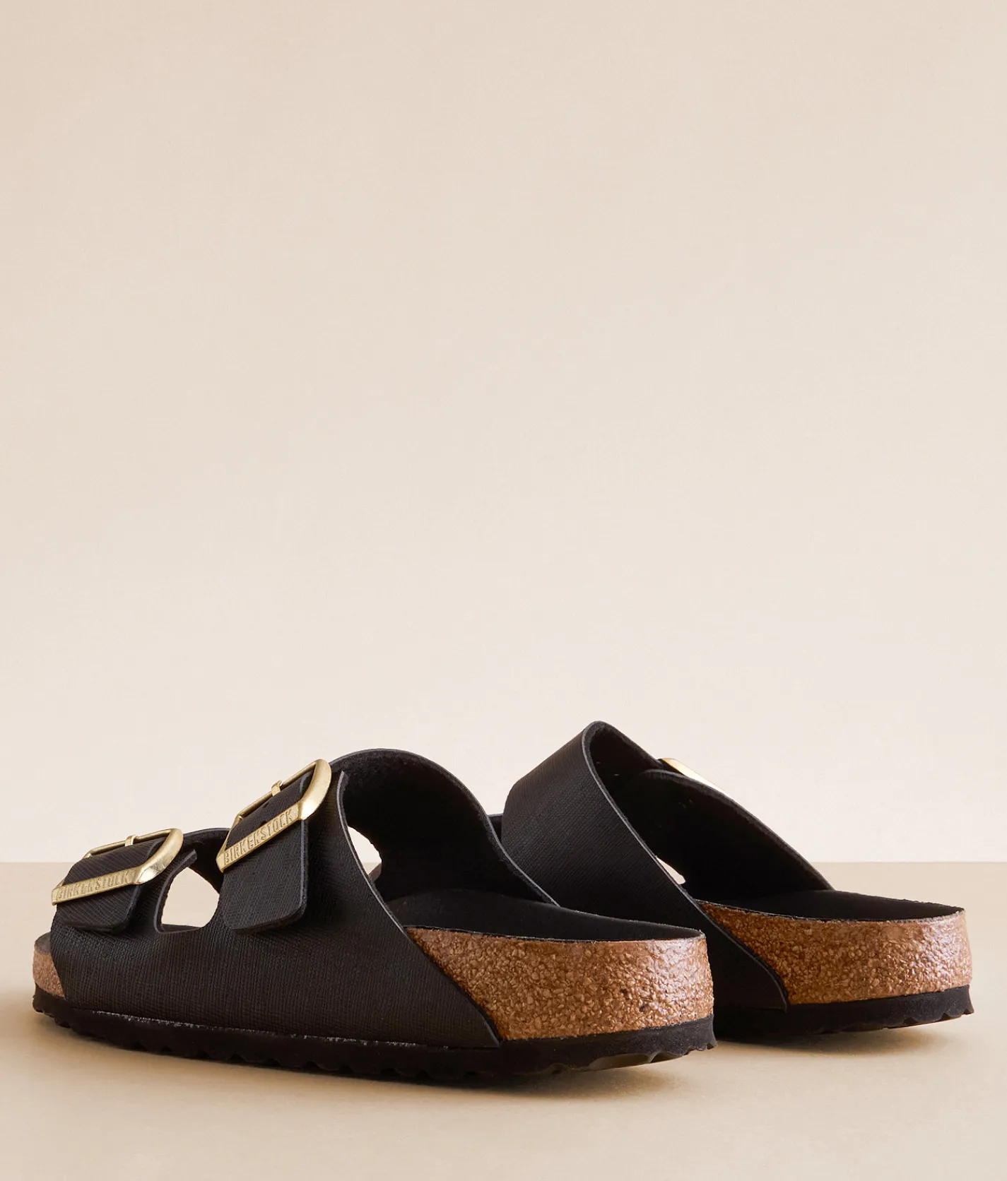 Birkenstock® Arizona Saffiano Sandal Black Sale