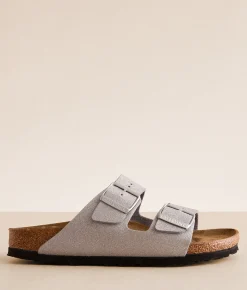 Birkenstock® Arizona Shiny Glitter Sandal Silver