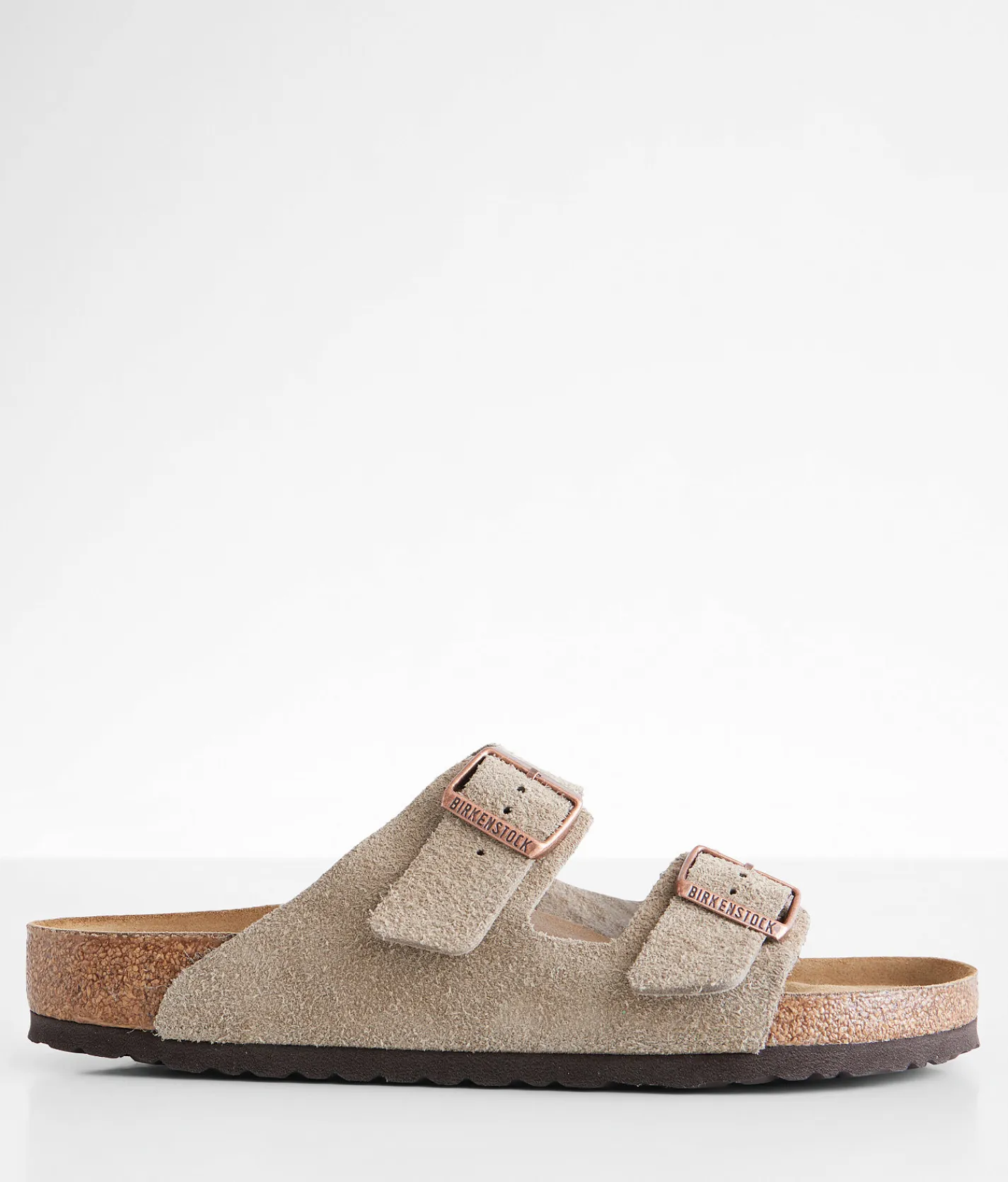 Birkenstock® Arizona Soft Leather Sandal Taupe Online