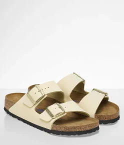 Shoes | Birkenstock® Arizona Soft Leather Sandal Ecru